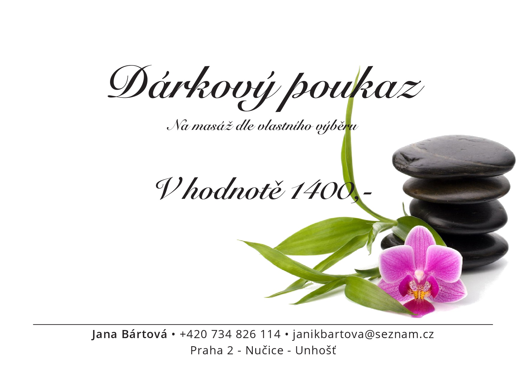 vzor poukazu